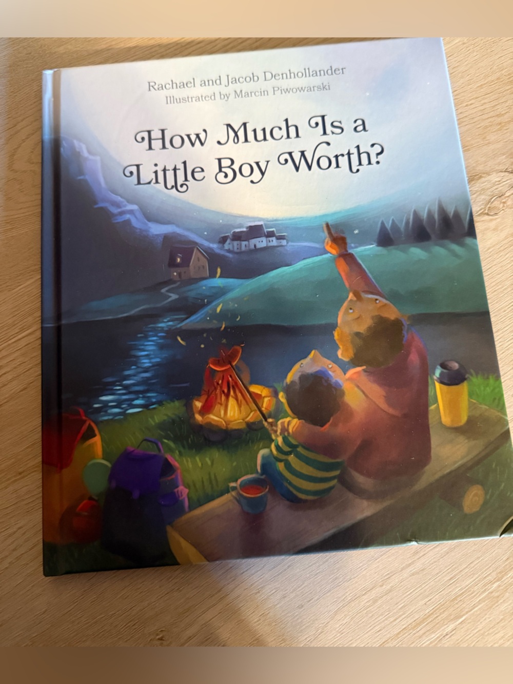 How Much Is a Little Boy Worth? - Illustrated Kids Book (Green/Blue Cover)